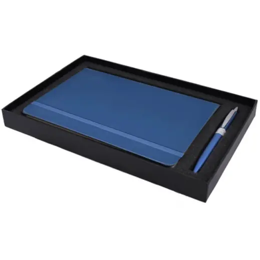 Flexi Notebook & Pen Set Blue